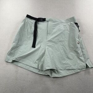 Wondery Outdoors Shorts Womens 2XL Sage Morongo Trail Hiking Nylon Belted
